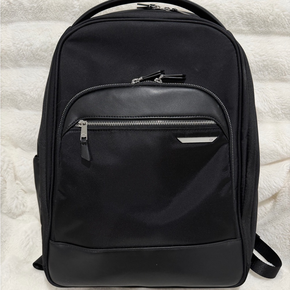 Samsonite | Just Right Standard Backpack | Black Nylon & Leather | Like New